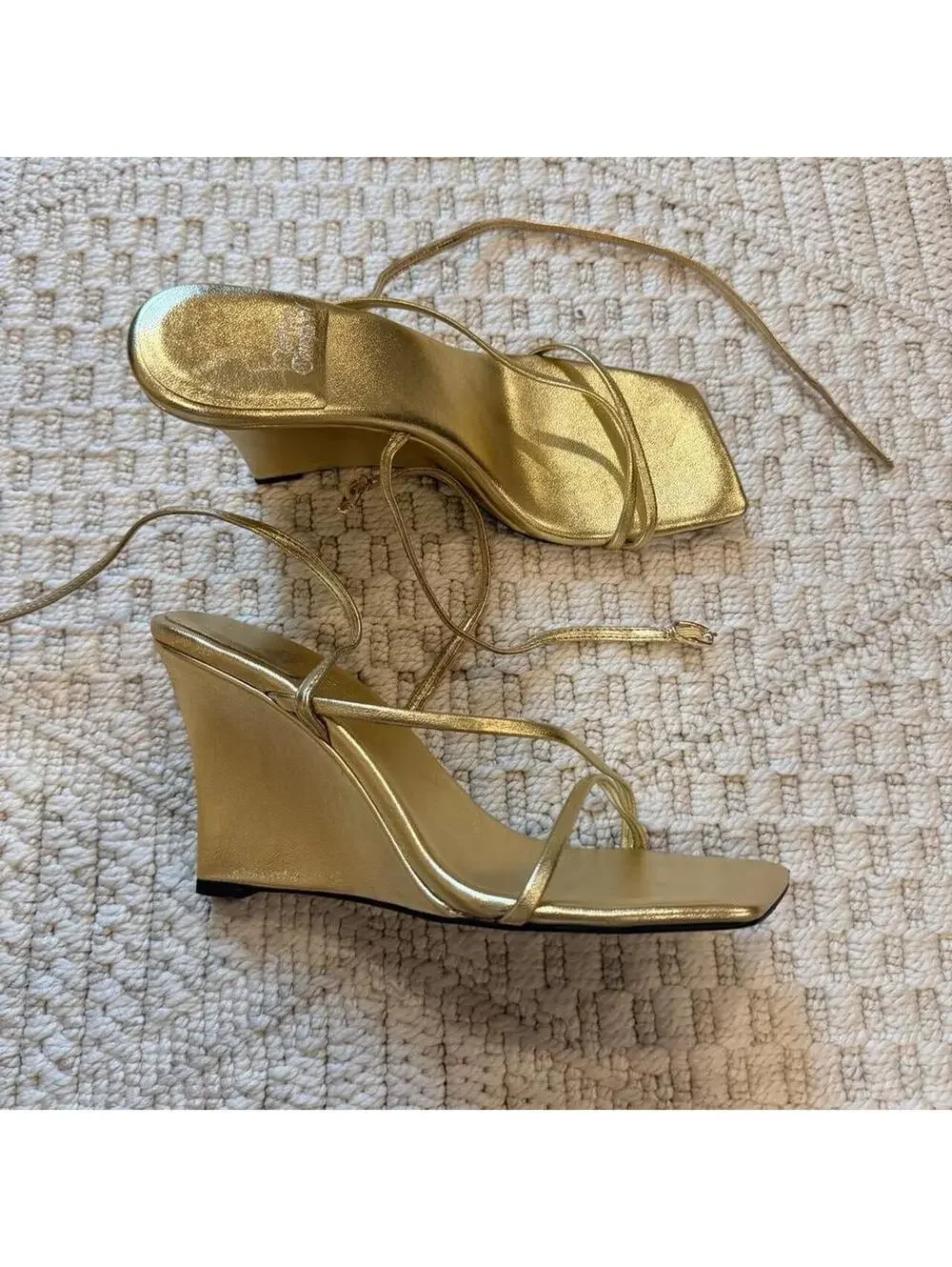 Jeffrey Campbell Highlight Ankle Strap Wedge Sandal